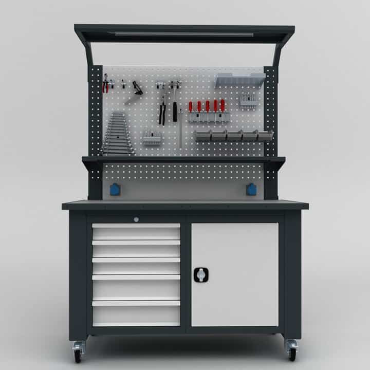 Metalni radni stol Nano Bodur (NO:65)