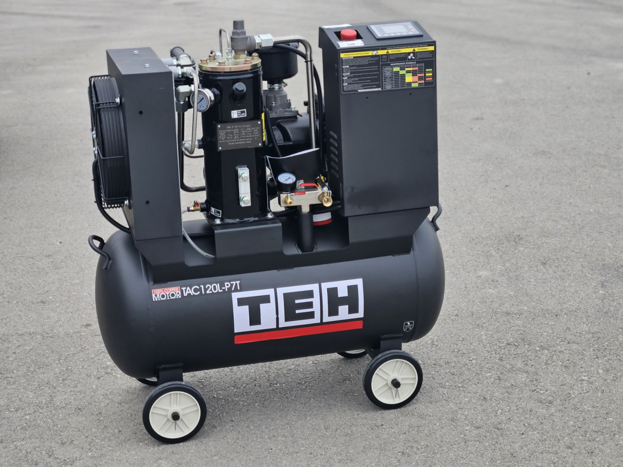 TEH Industrijski vijčani bešumni kompresor zraka 120L 7.5kW
