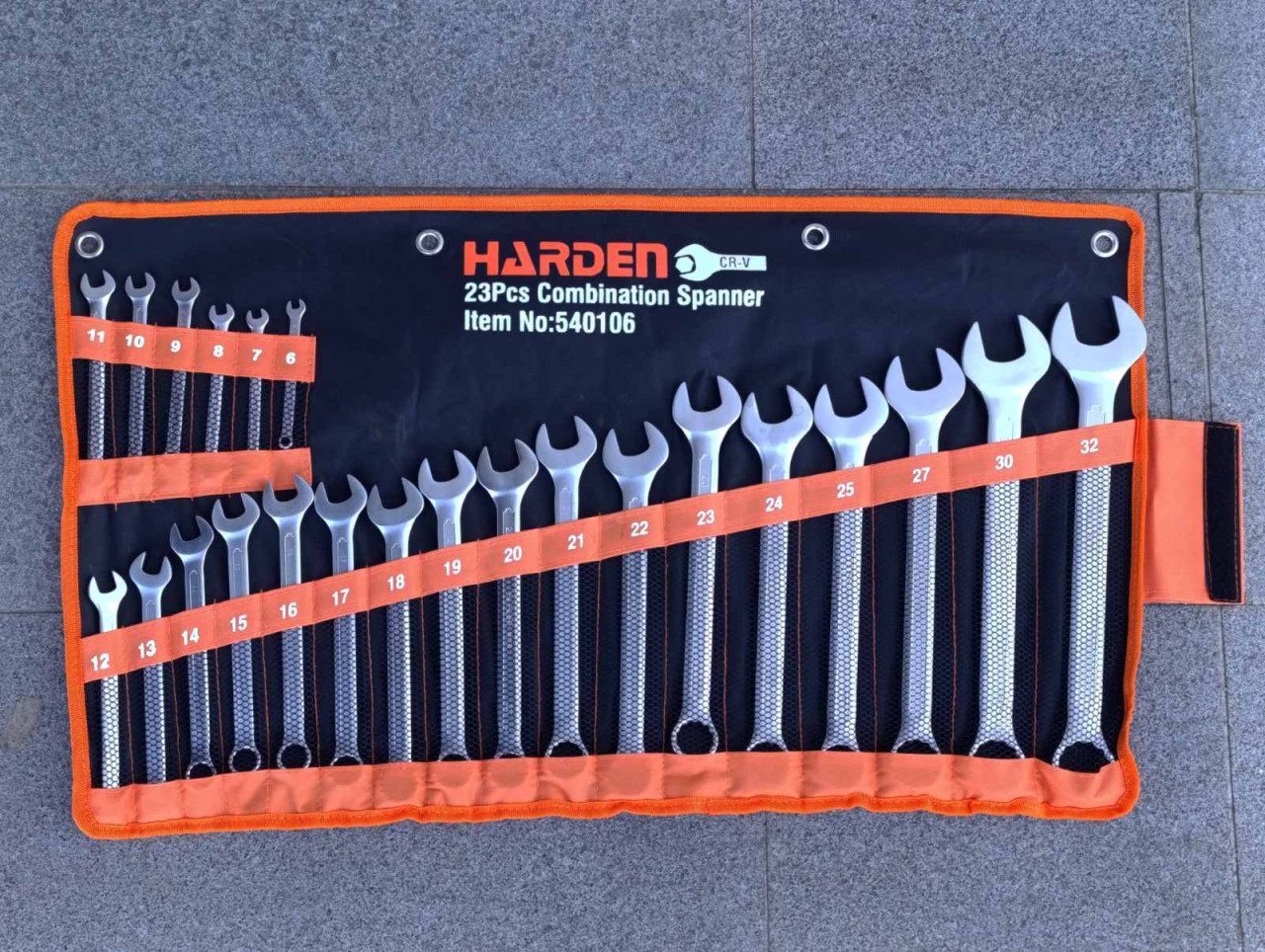 Set kombinovanih ključeva od 23 kom HARDEN 540106