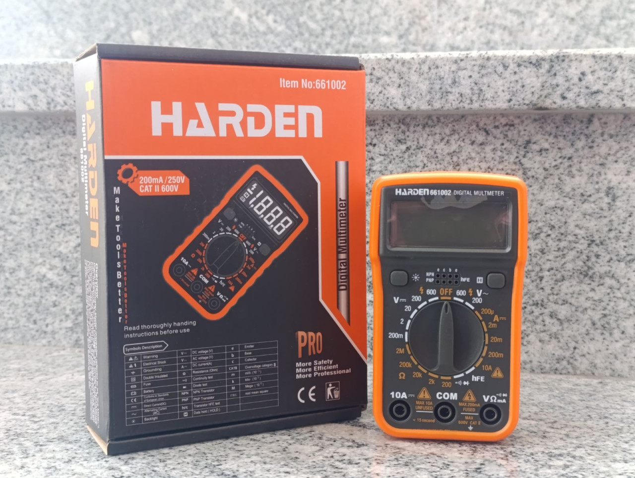 Digitalni multimetar HARDEN 661002