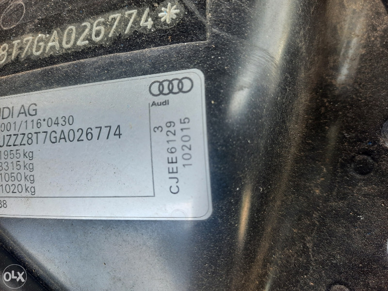 A4 A5 motor 1.8 tfsi CJEE CJE 2016g