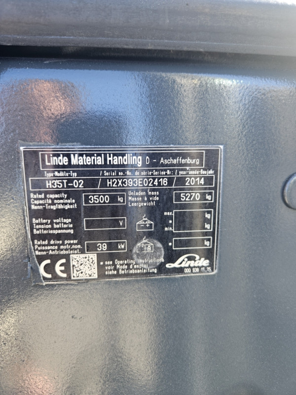 Viljuškar Linde H35T 2014 TRIPLEX 640cm - HM Music doo