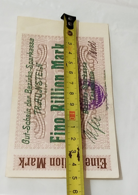 Milijarda maraka stara njemačka obveznica banknota