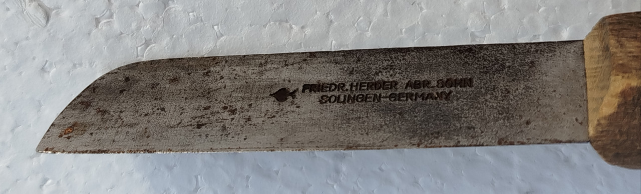 Solingen Friedr. Herder Abr. Sohn stari nož antika