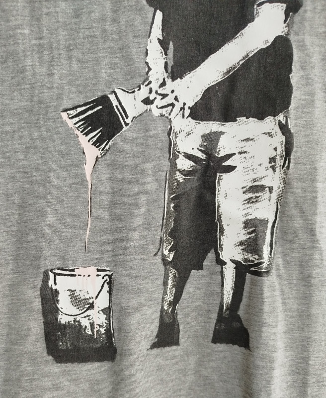 Banksy art grafit majica Brandalised raritet
