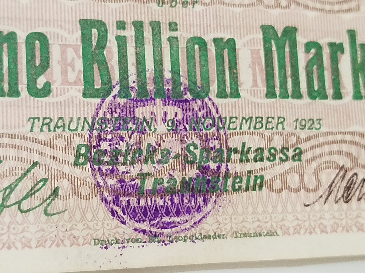 Milijarda maraka stara njemačka obveznica banknota