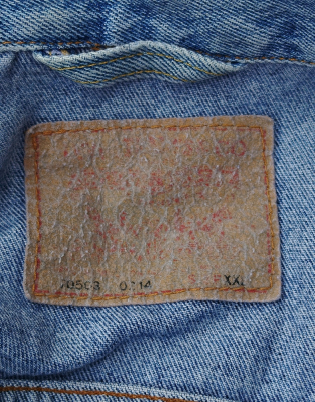 Levis teksas jakna vintage wash original Made in USA retro denim