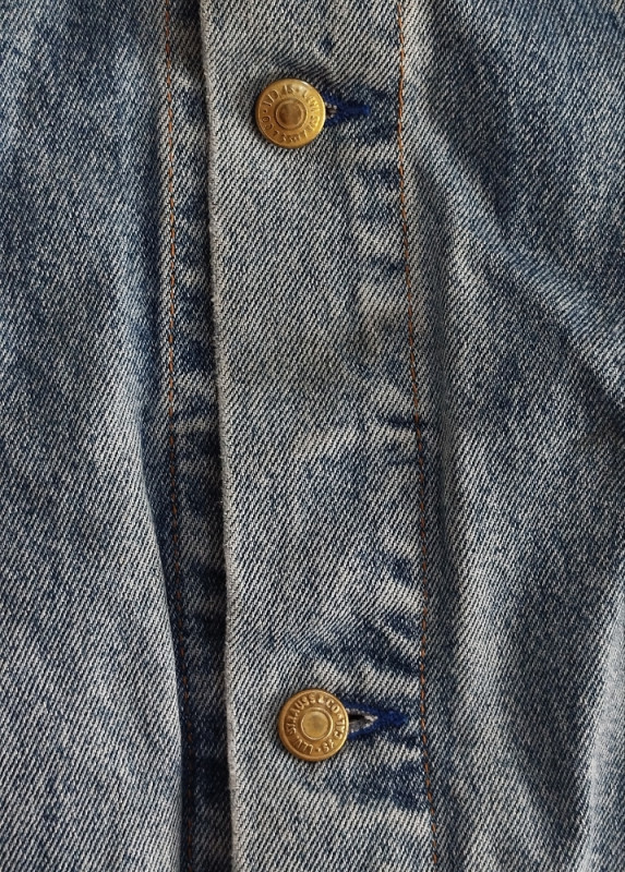 Levis teksas jakna vintage wash original Made in USA retro denim