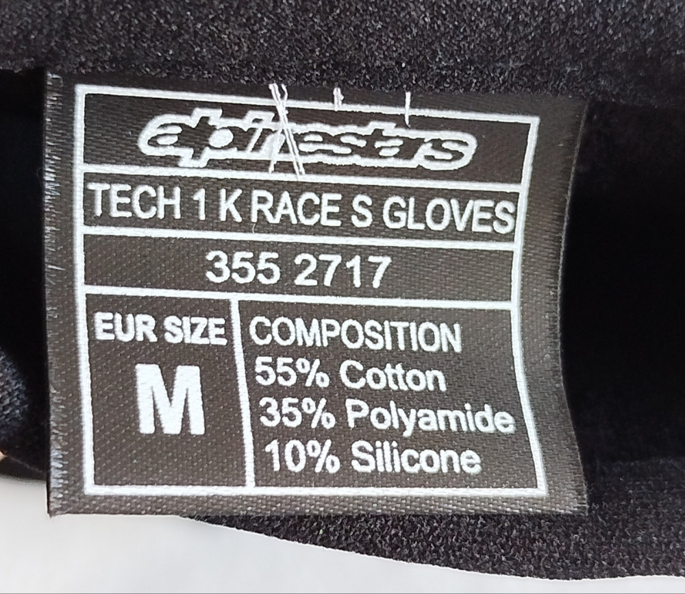 Rukavice za Karting trke Alpinestars Tech 1 Race S