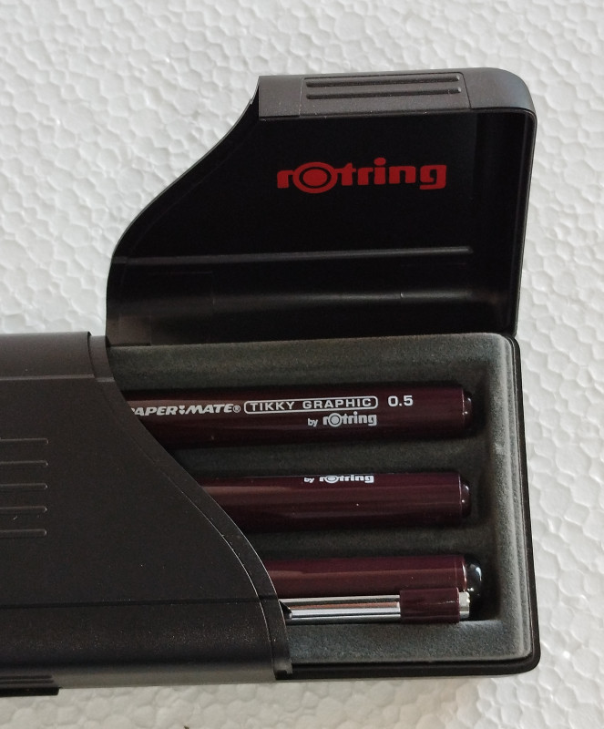 Rotring olovke za crtanje Paper Mate Tikky Graphic šest