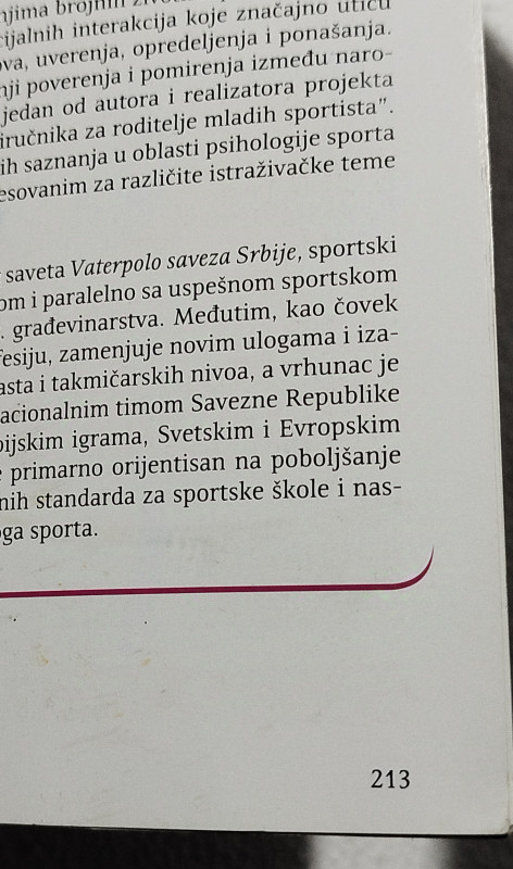 Psihološke osnove treniranja mladih sportista knjiga