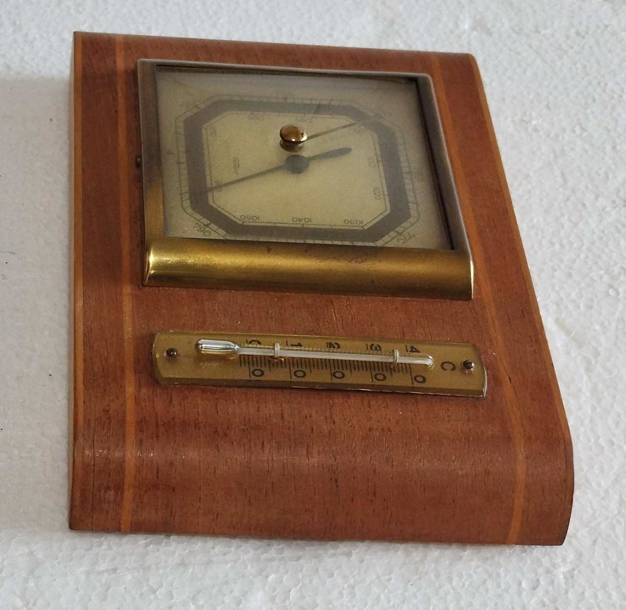 FISCHER barometar i termometar stari vintage