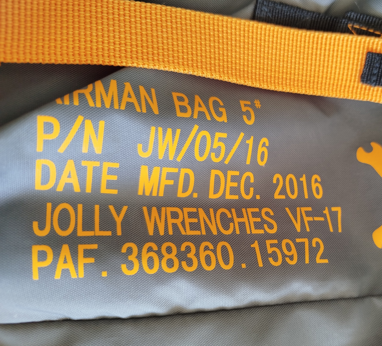 Airman bag Ruksak pilotski padobranski ranac
