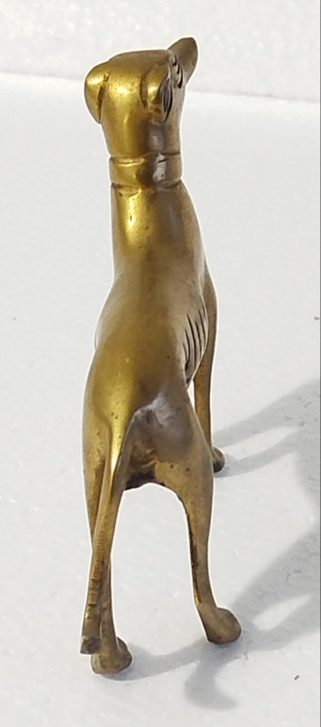 Mesingane figure konj pas vintage starina teške skulpture