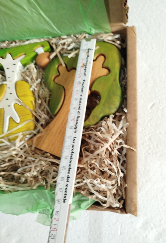 Wooden Catepillar ručno rađene drvene igračke set