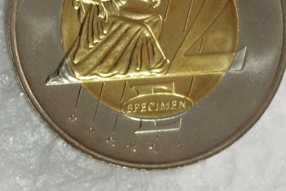2 dva evra eura Bugarska numizmatička kovanica 2003 Specimen