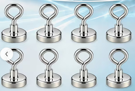 Magnetne kukice 12 mm 8 komada magneti metalna baza za kačenje