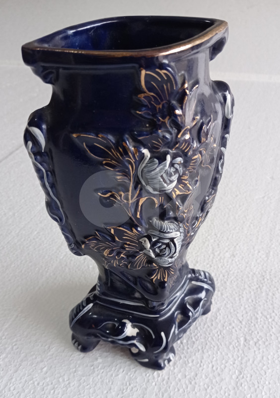 VAZA vintage oslikana keramika stara art