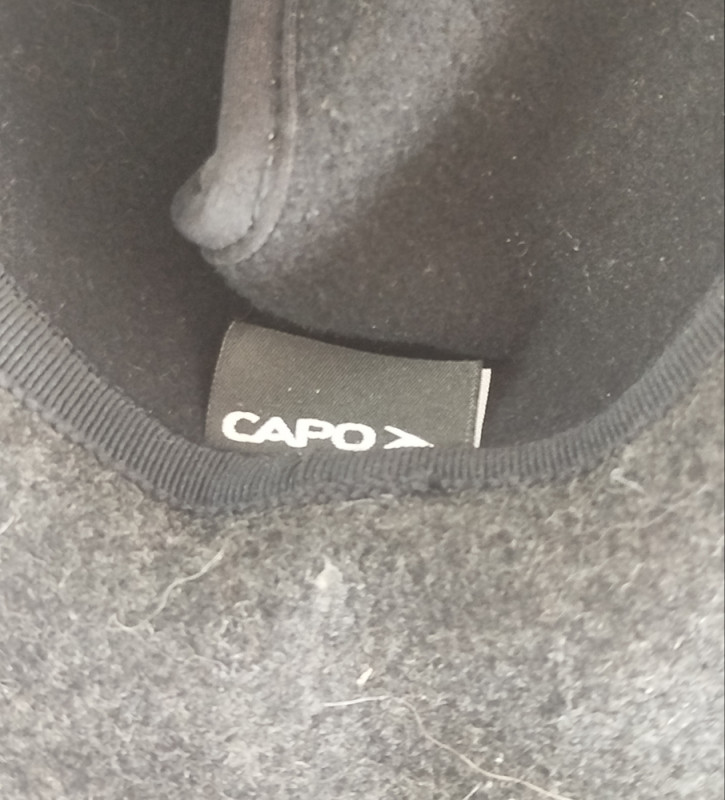 CAPO muški šešir filc elegantan kapa zaštita za uši