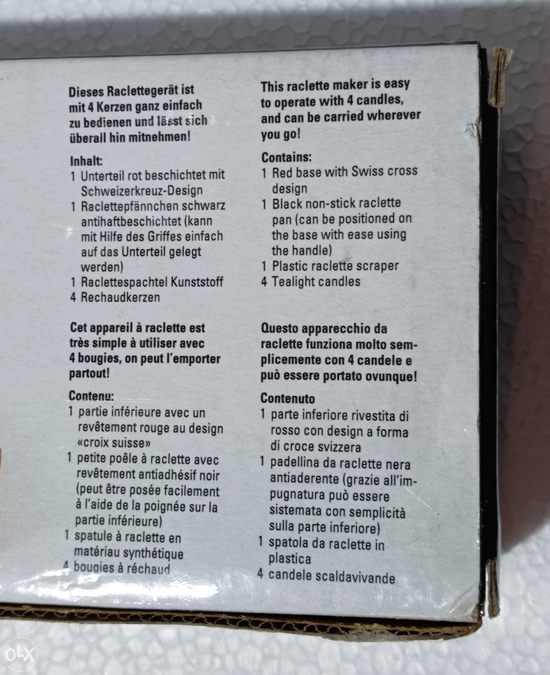 Sprava posuda za topljenje sira svijeće bez struje