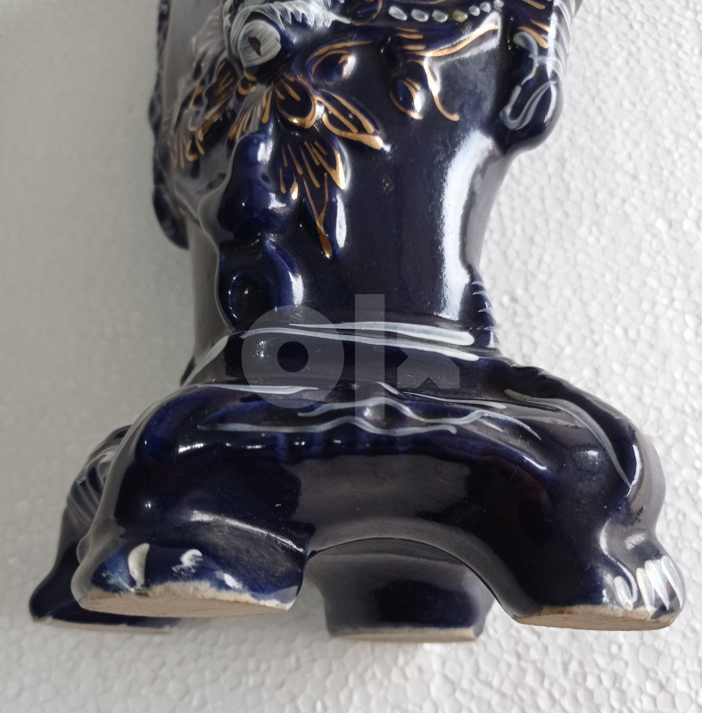 VAZA vintage oslikana keramika stara art