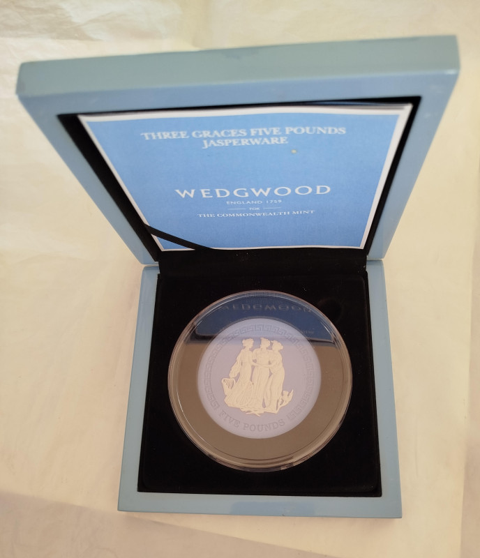 Wedgwood Jasperware keramika kovanica 5 funti 2018