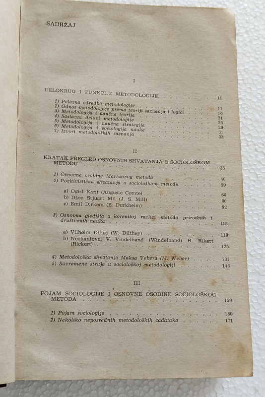 Sociološki metod Vojin Milić knjiga udžbenik
