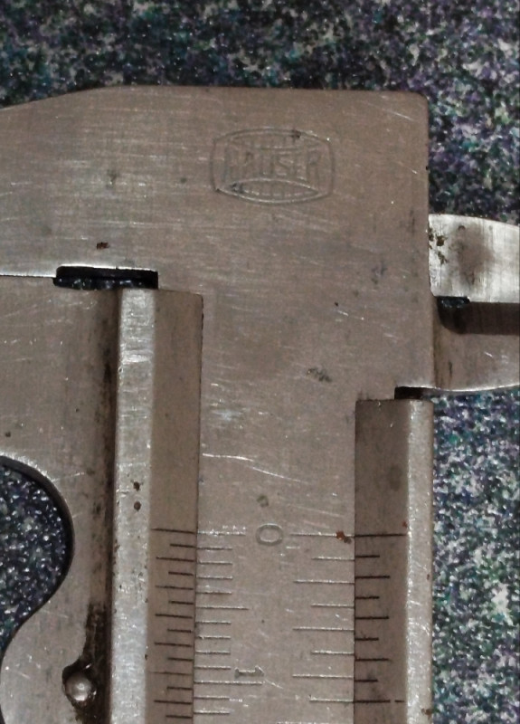 MAUSER Šubler pomično mjerilo analogni metalni precizan