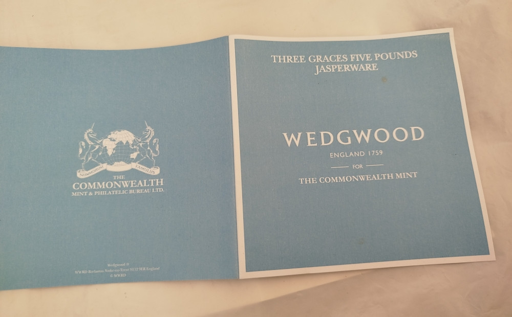 Wedgwood Jasperware keramika kovanica 5 funti 2018