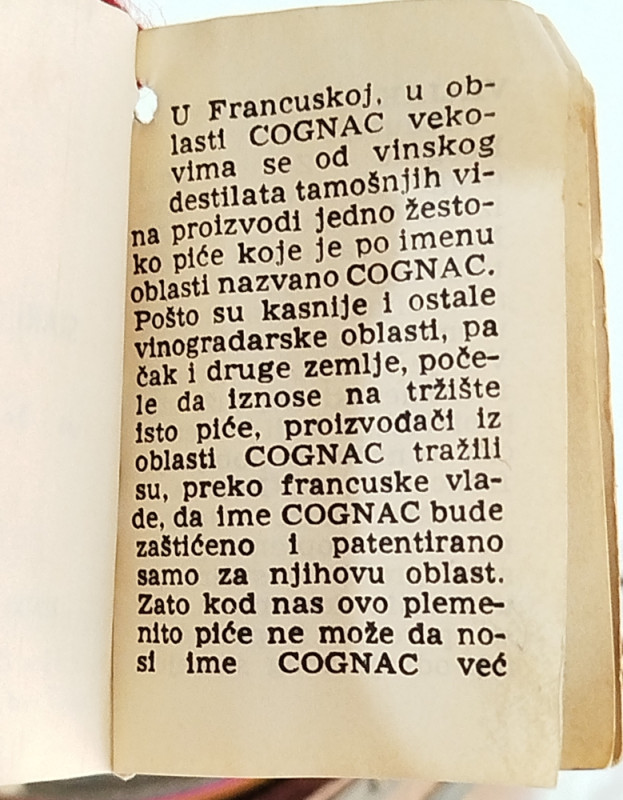 Stari Vinjak Navip boca flaša u drvenom postolju starina