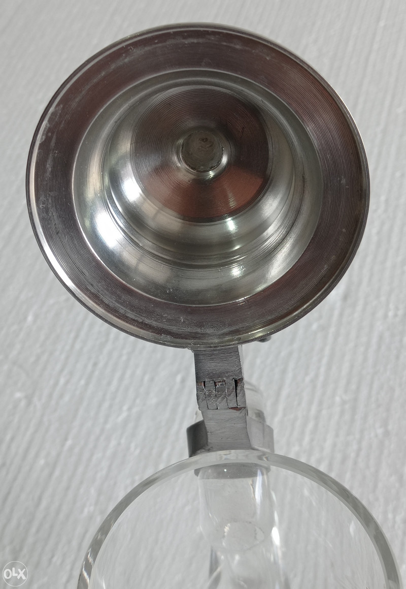 KRISTALNA KRIGLA staklo vintage ručni rad pivo šolja