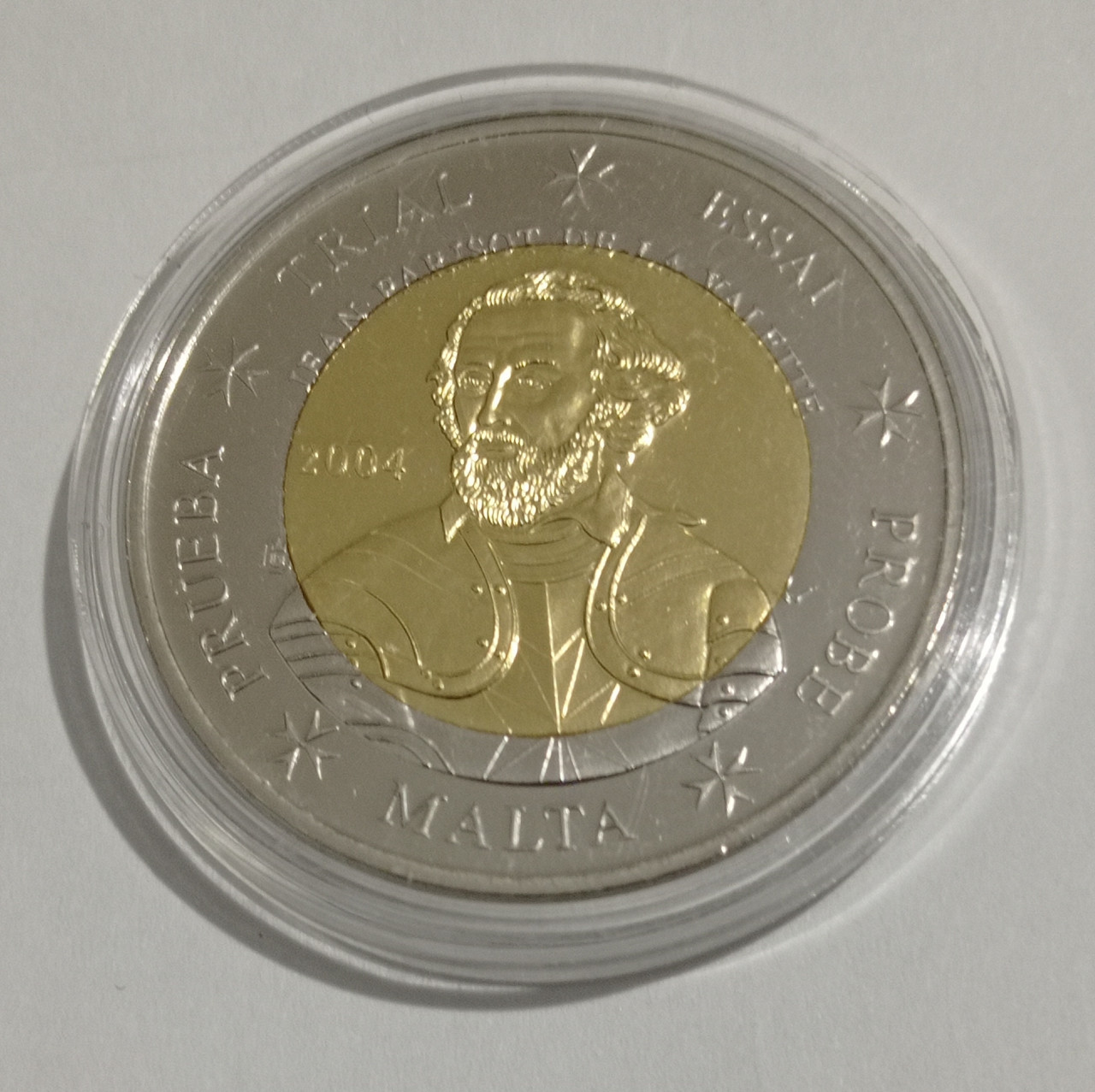Dva 2 euro evro Malta  Specimen kovanica novčić  2004