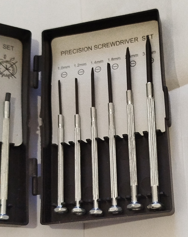 Precizni šrafcigeri odvijači set od 11 u kutiji
