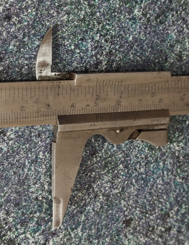 MAUSER Šubler pomično mjerilo analogni metalni precizan