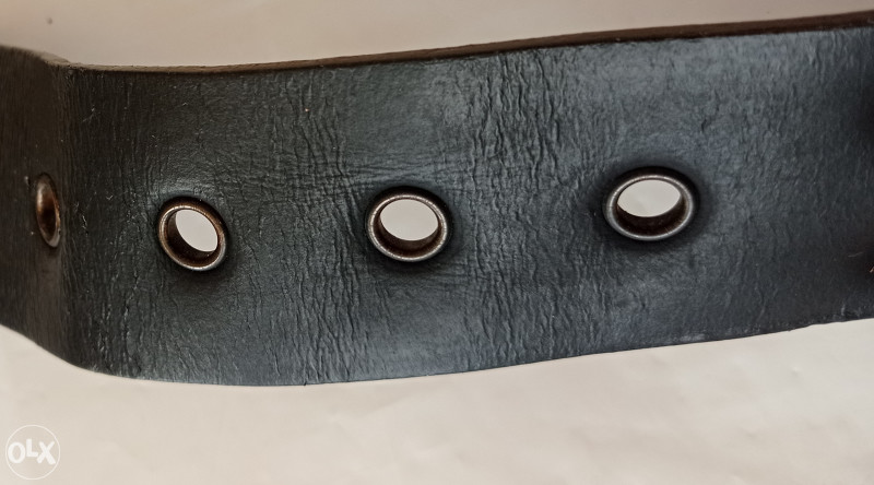 Kožni KAIŠ ženski kravlja koža Made in France hlače