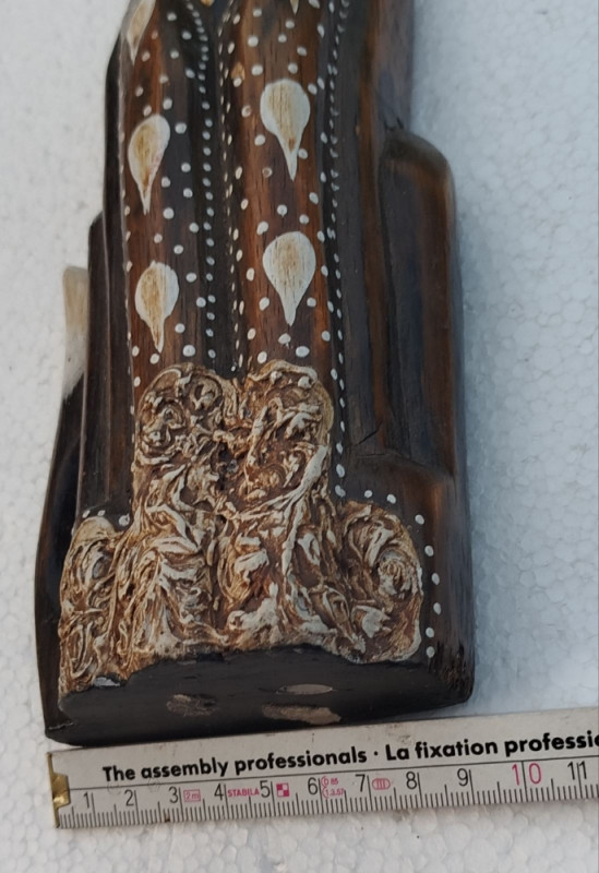 Mačka drvena figura rezbarena ručni rad