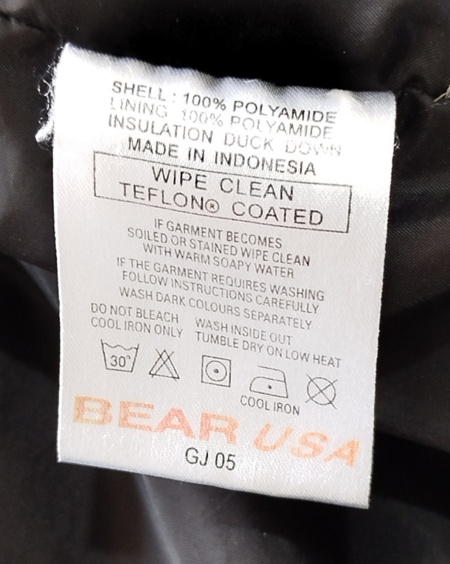 Bear USA zimska perjana pernata jakna topla original