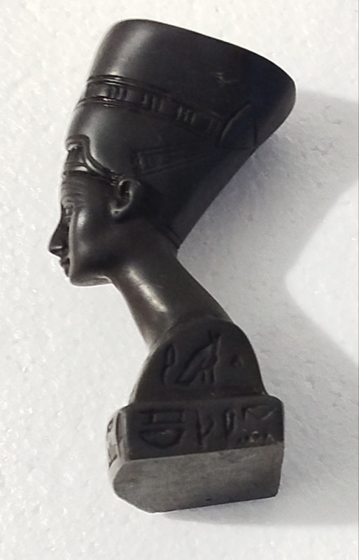 Egipatska figura bista Nefertiti ručni rad vintage dekoracija