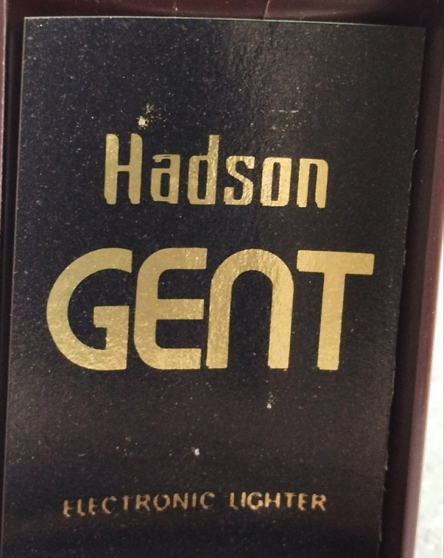 Hadson GENT elektronski upaljač vintage u originalnoj kutiji