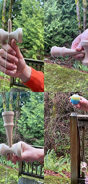 Kendama Krom Deluxe tradicionalna japanska igra