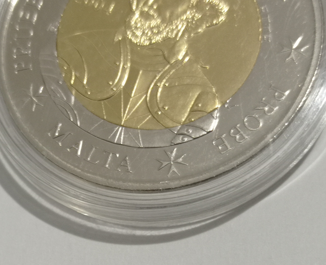 Dva 2 euro evro Malta  Specimen kovanica novčić  2004