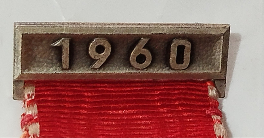 Švajcarska medalja orden stari 1960 Švajcarac obavlja težak rad