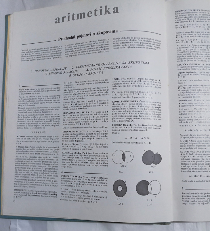 Larousse matematika opšta enciklopedija knjiga 1973