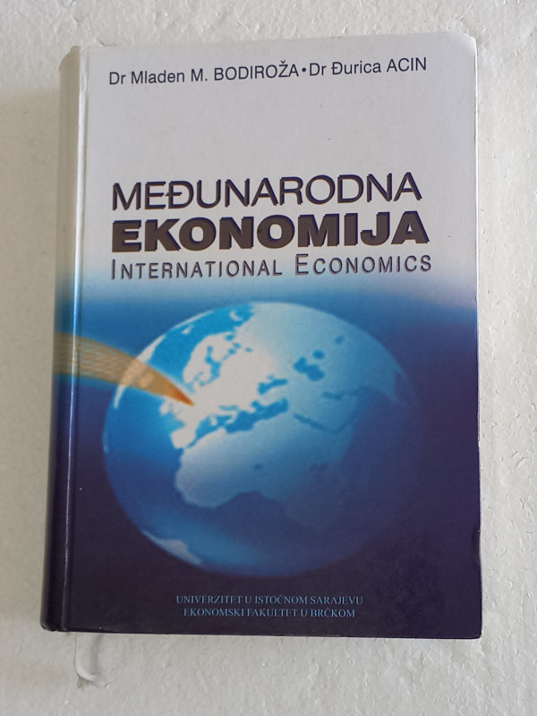 Međunarodna ekonomija Bodiroža Acin udžbenik