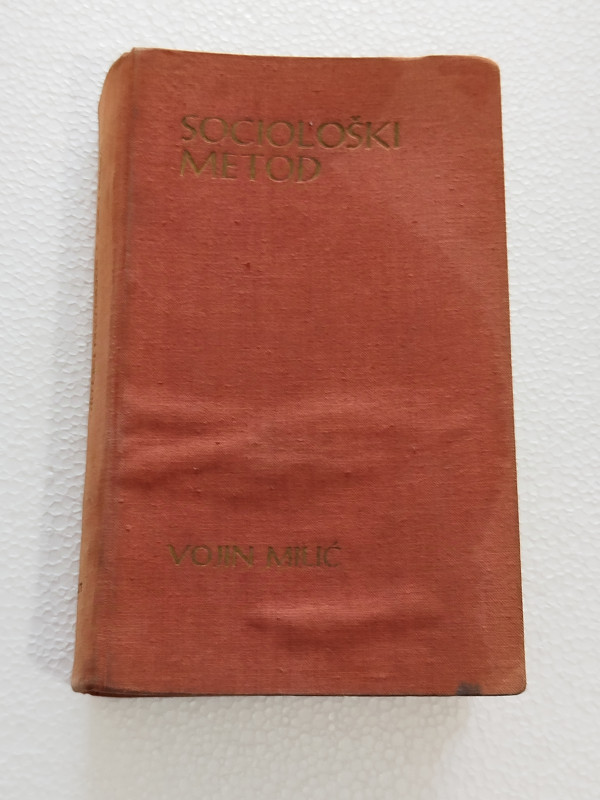 Sociološki metod Vojin Milić knjiga udžbenik