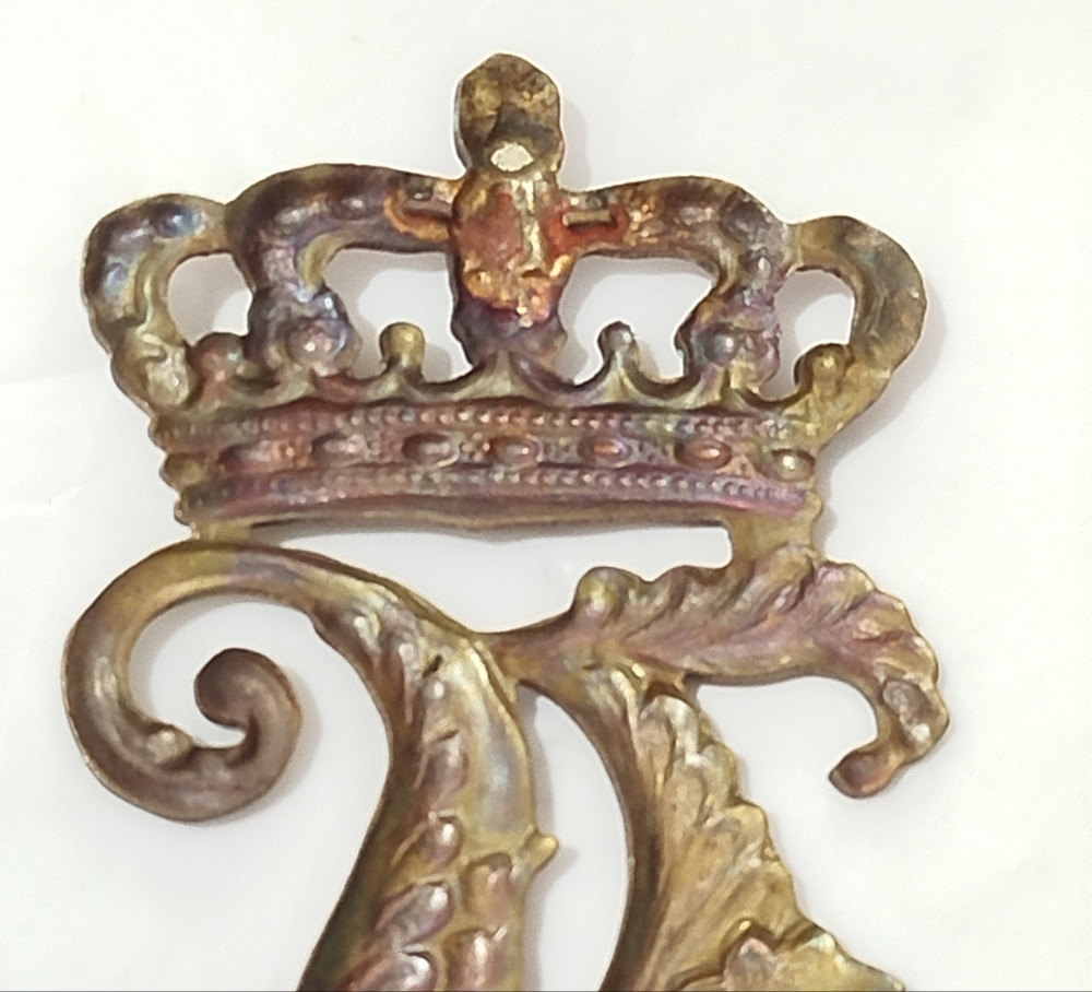 Ornament znak značka za bavarski vojni šljem iz 19. vijeka