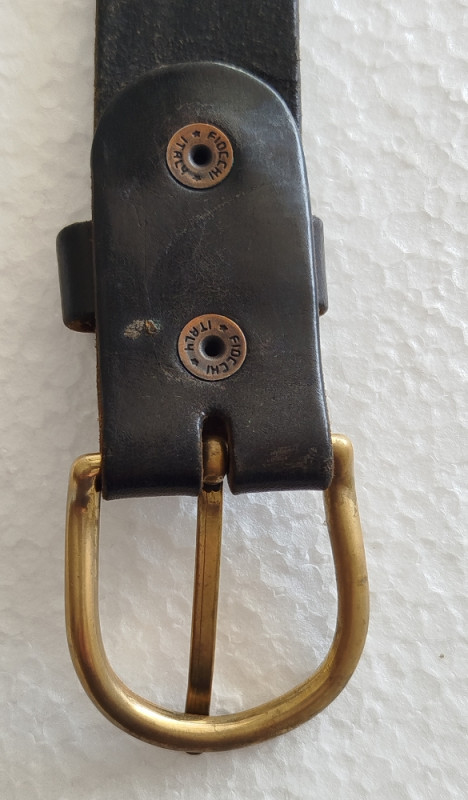 Rifle kožni kaiš za farmerke hlače pantolone Made in Italy