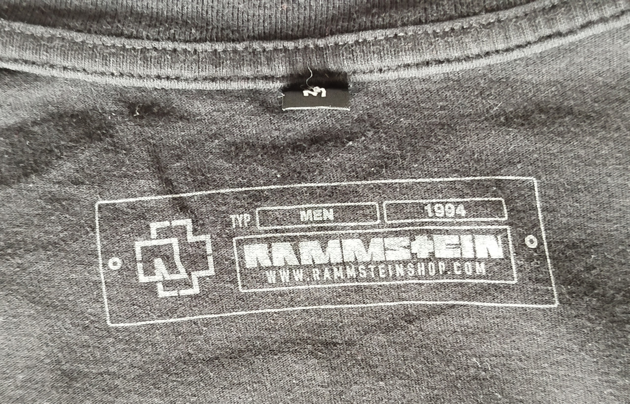 RAMMSTEIN majica industrial metal band veliki logo