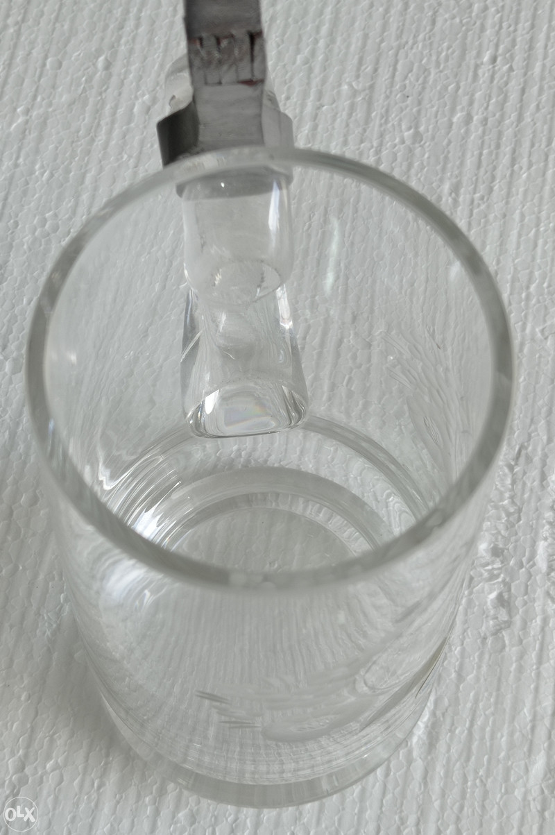 KRISTALNA KRIGLA staklo vintage ručni rad pivo šolja