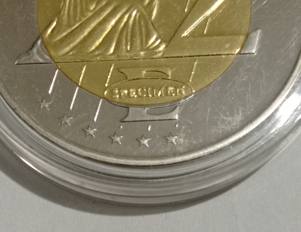 Dva 2 euro evro Malta  Specimen kovanica novčić  2004